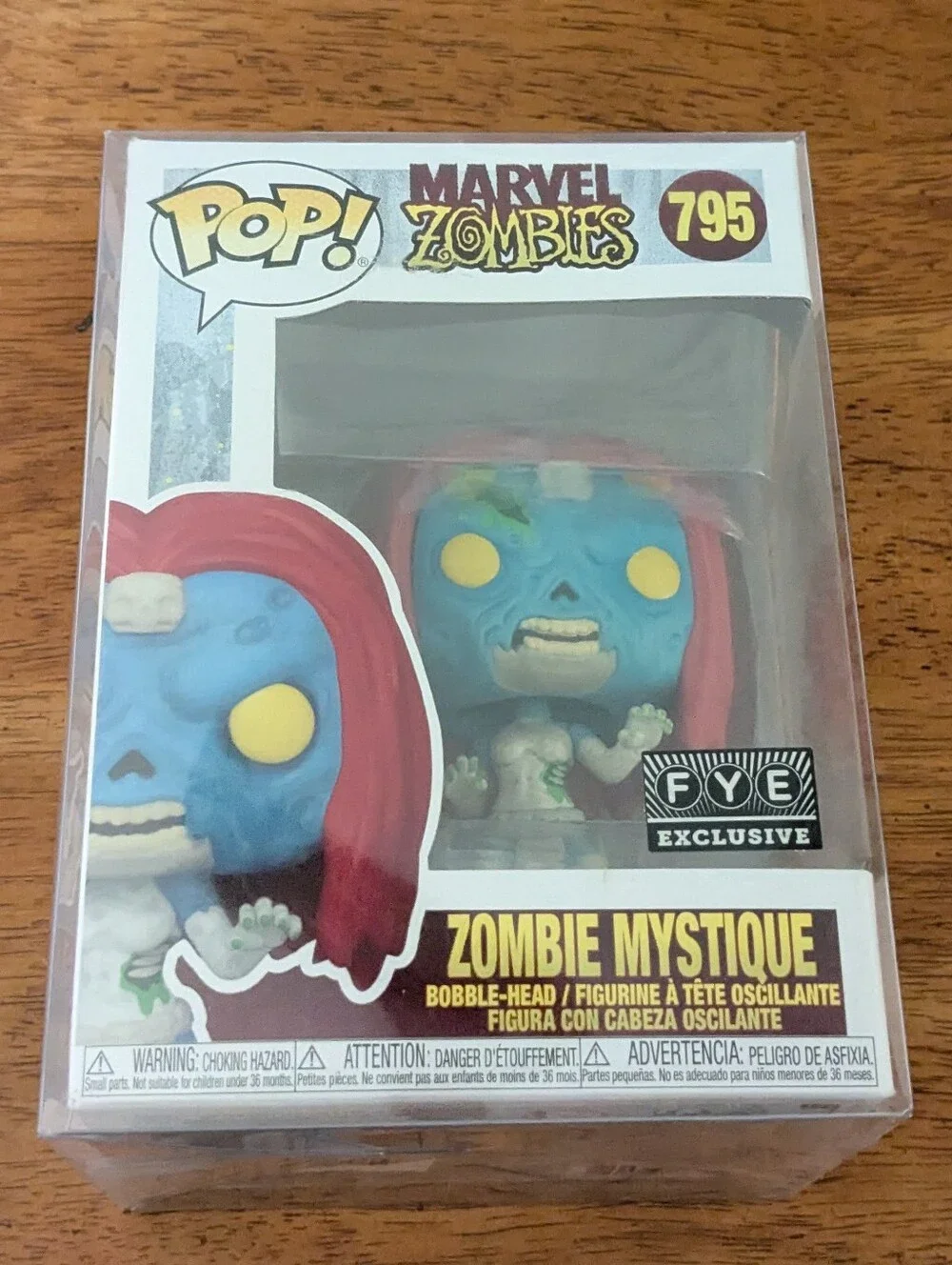 Funko Pop Marvel Zombies Zombie Mystique 795 FYE Exclusive